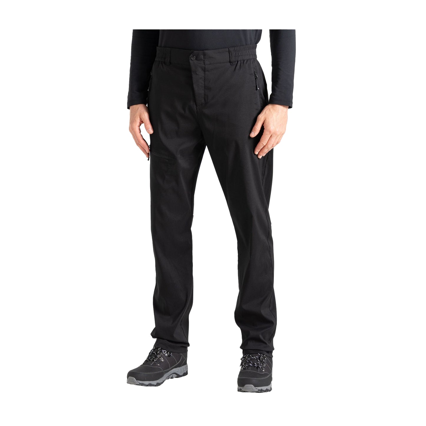 Black - Front - Dare 2B Mens Torrek Lite Walking Trousers