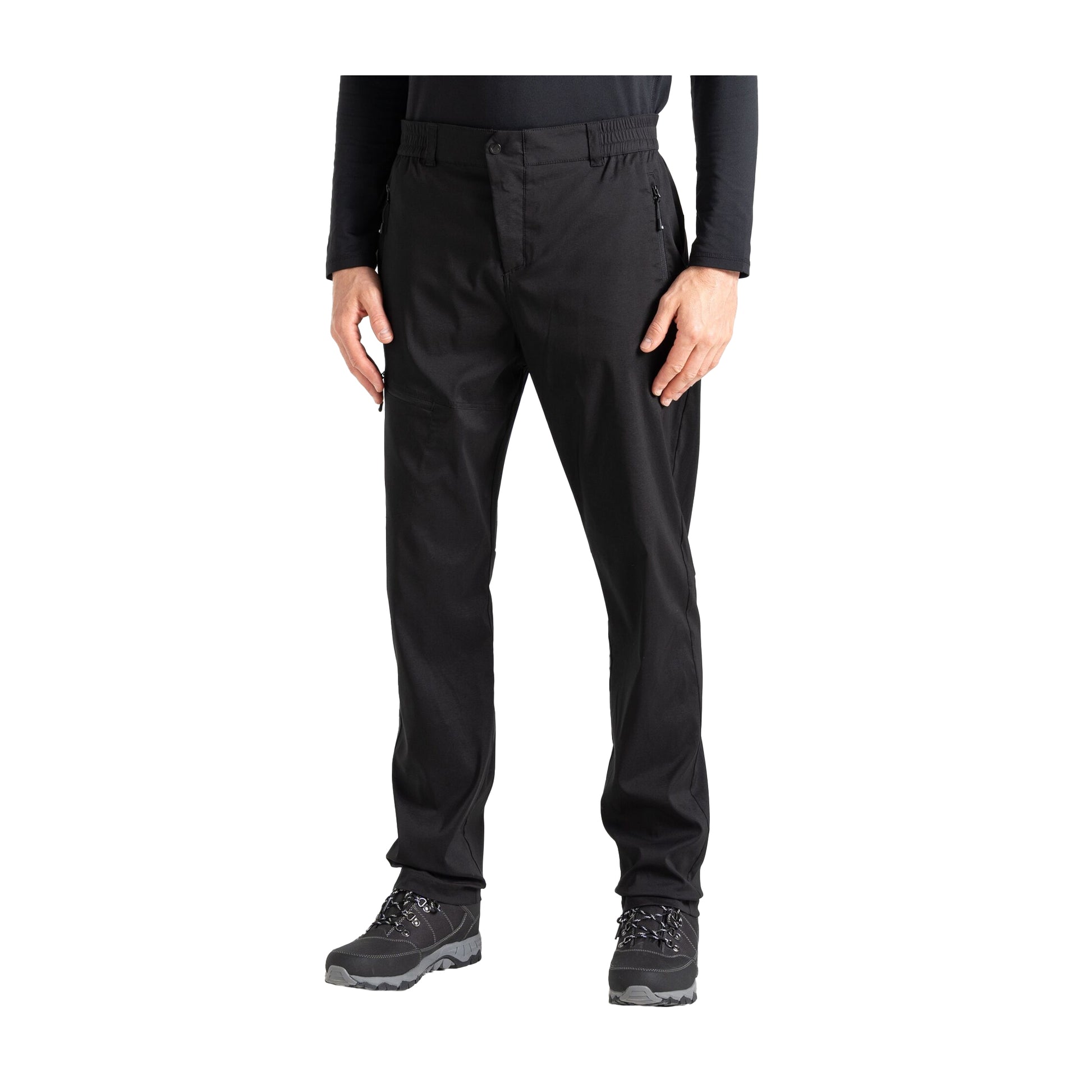 Black - Front - Dare 2B Mens Torrek Lite Walking Trousers