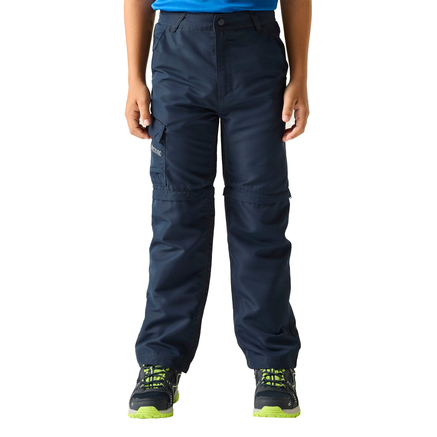 Navy - Lifestyle - Regatta Childrens-Kids Sorcer III Zip-Off Trousers