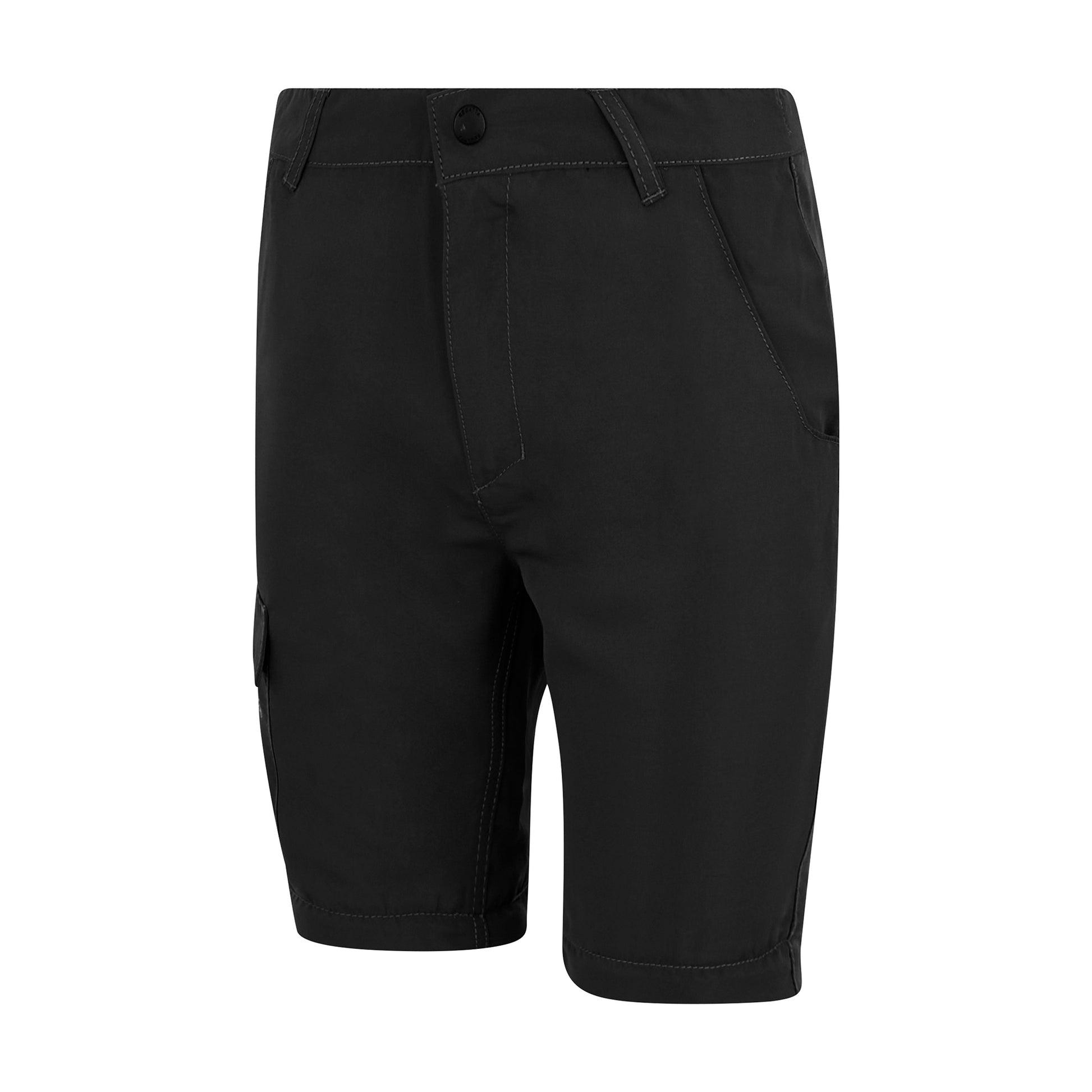 Black - Side - Regatta Childrens-Kids Sorcer III Zip-Off Trousers