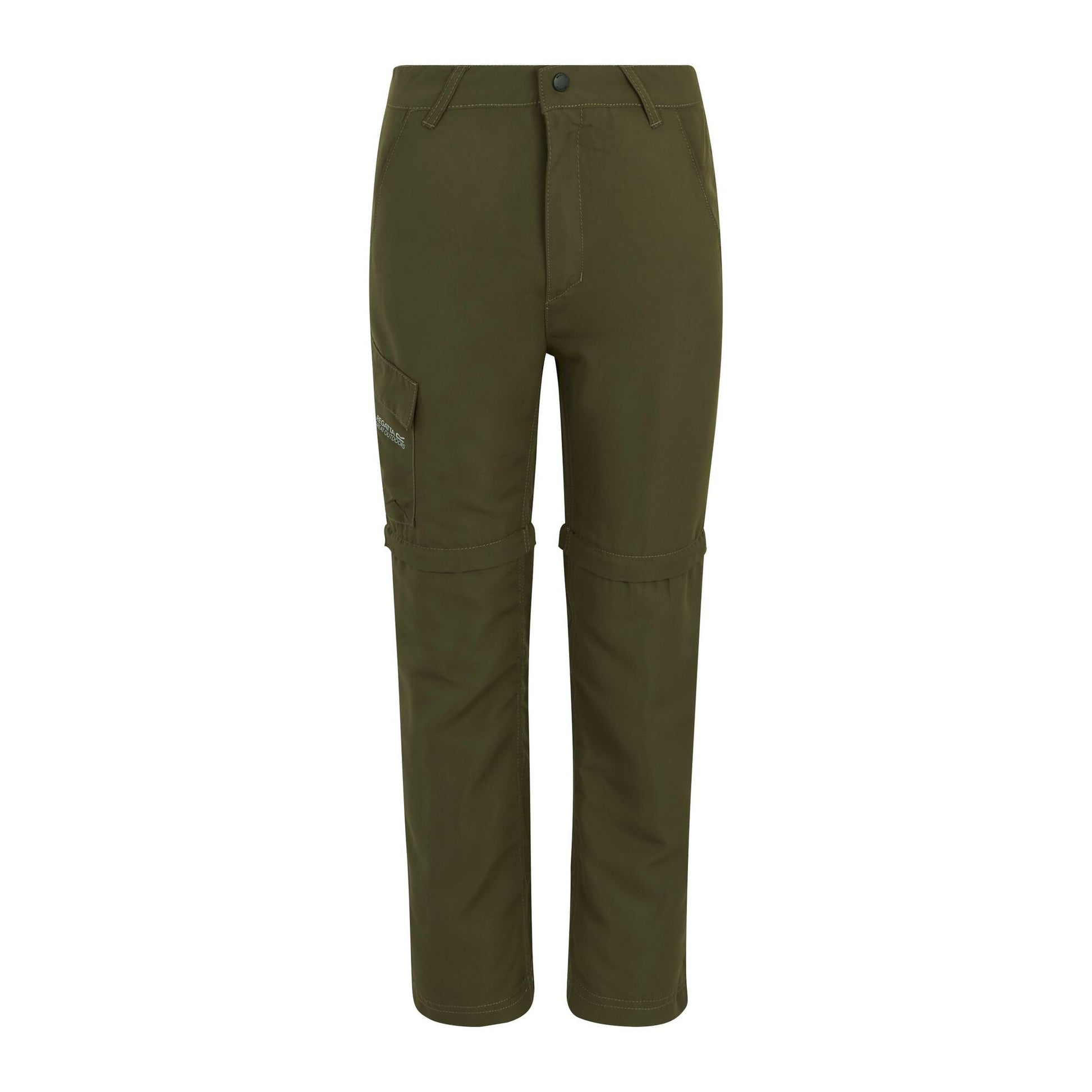 Treetop - Front - Regatta Childrens-Kids Sorcer III Zip-Off Trousers