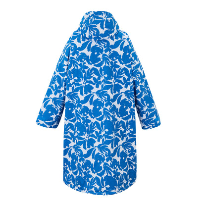 Blue - Back - Regatta Unisex Adult Fleur Bloom Changing Robe