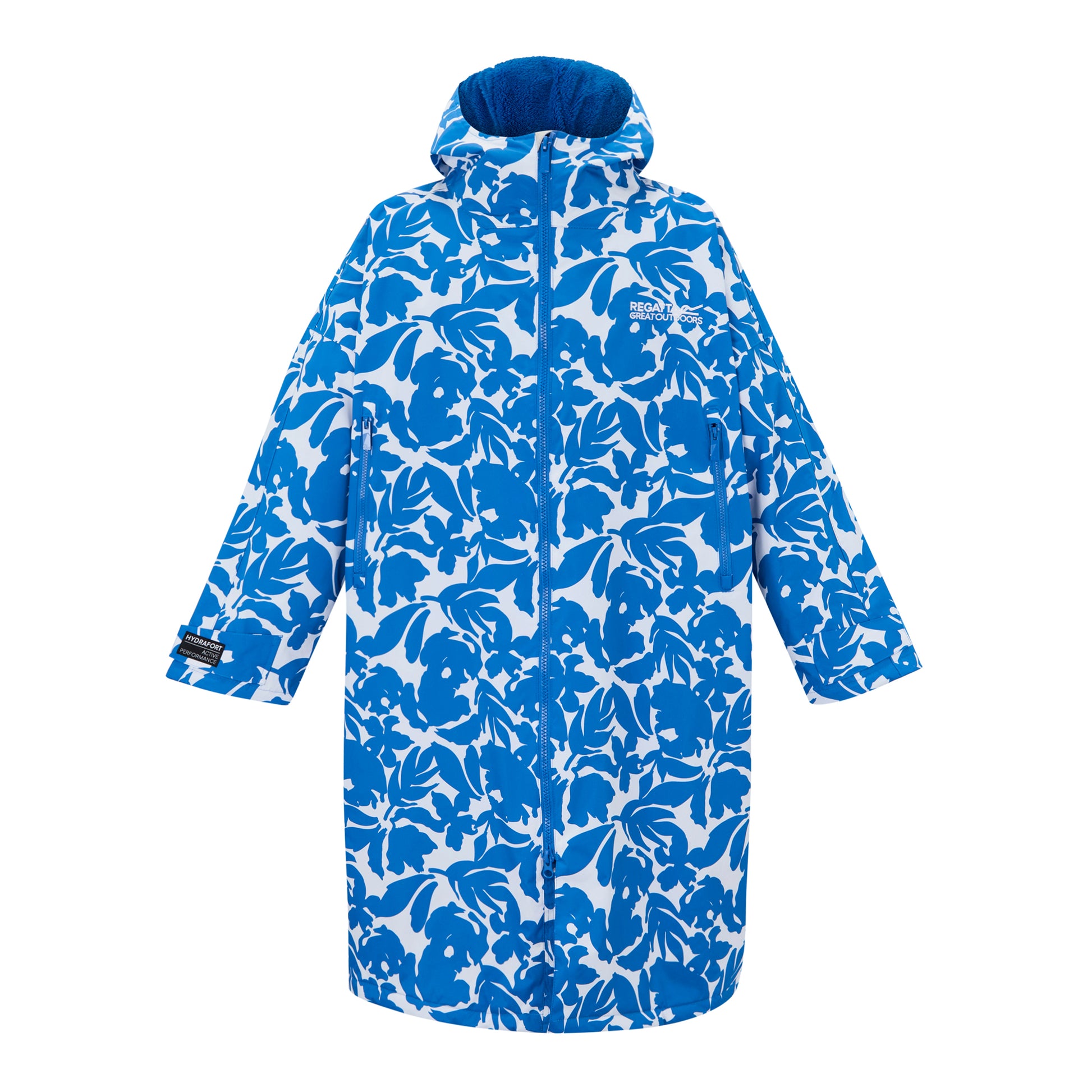 Blue - Front - Regatta Unisex Adult Fleur Bloom Changing Robe
