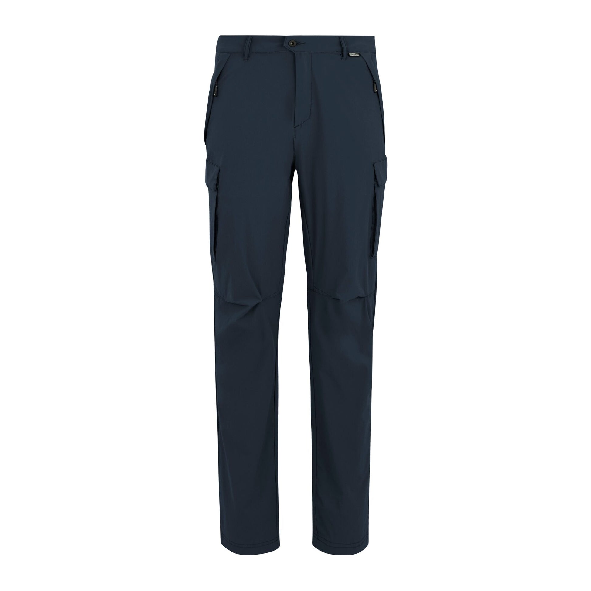 Navy Blue - Front - Regatta Mens Summer Questra Cargo Trousers
