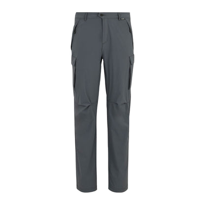 Storm Grey - Front - Regatta Mens Summer Questra Cargo Trousers