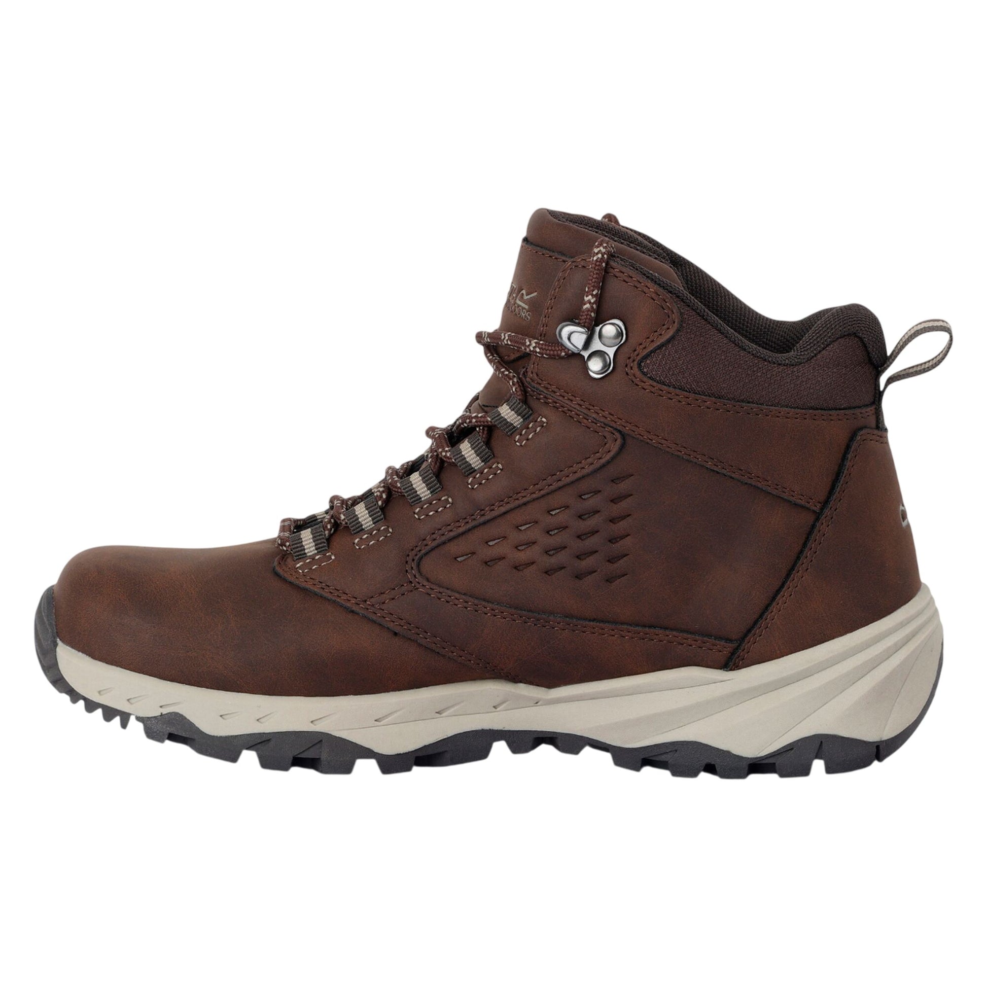 Chestnut-Taupe - Pack Shot - Regatta Womens-Ladies Amble Waterproof Walking Boots