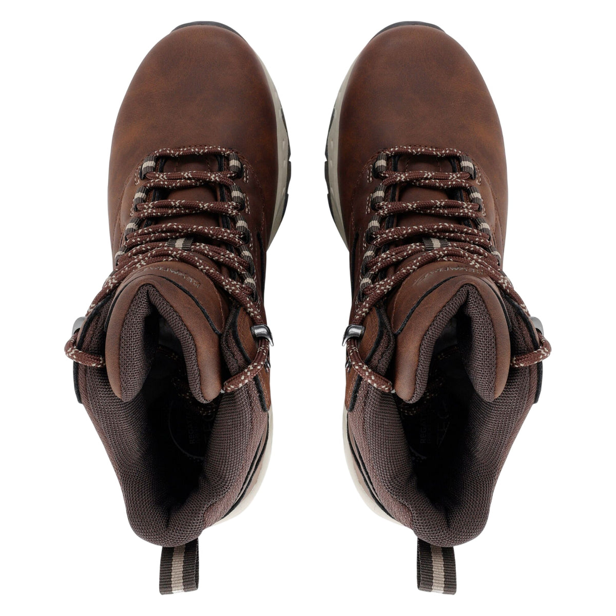 Chestnut-Taupe - Close up - Regatta Womens-Ladies Amble Waterproof Walking Boots