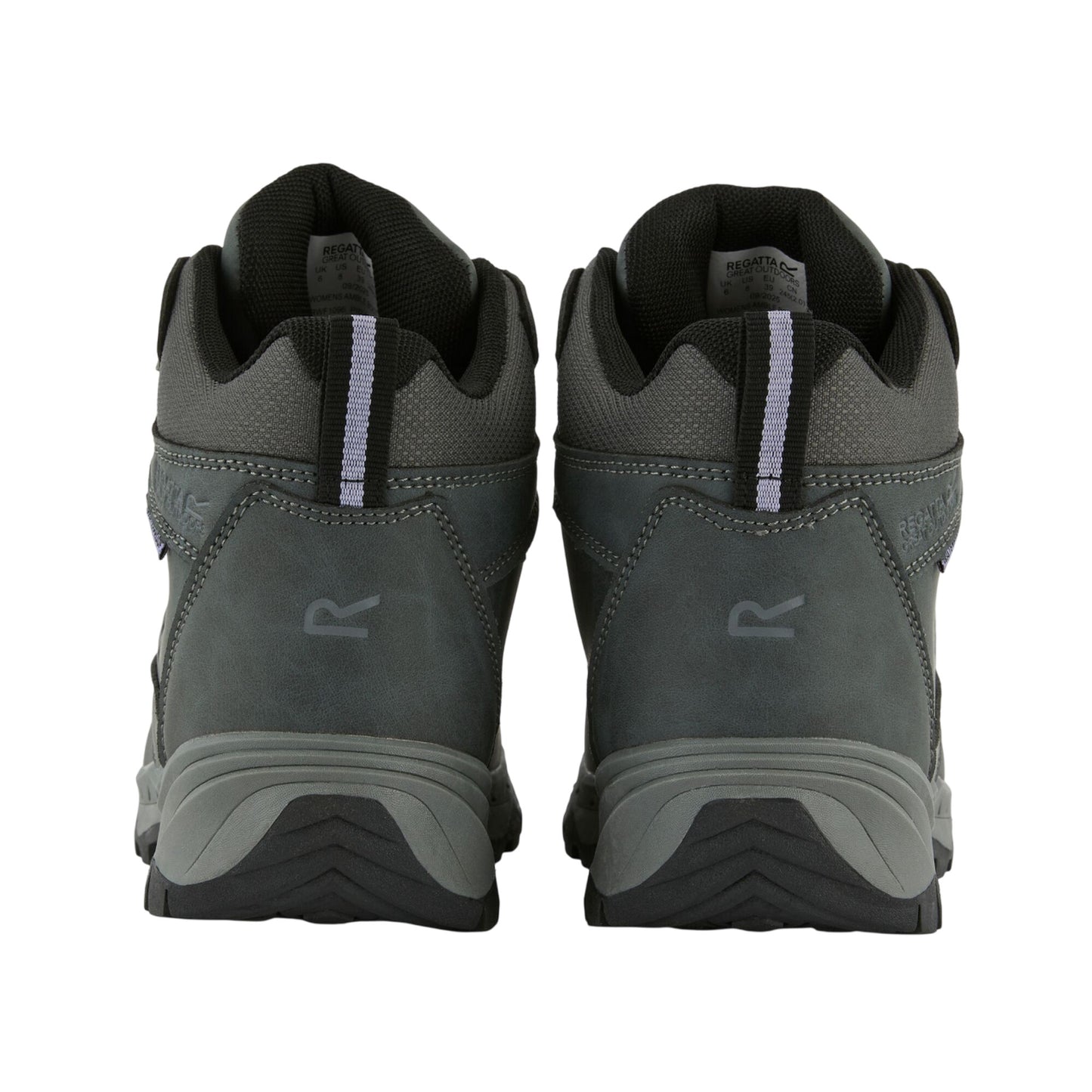 Briar-Wisteria - Back - Regatta Womens-Ladies Amble Waterproof Walking Boots