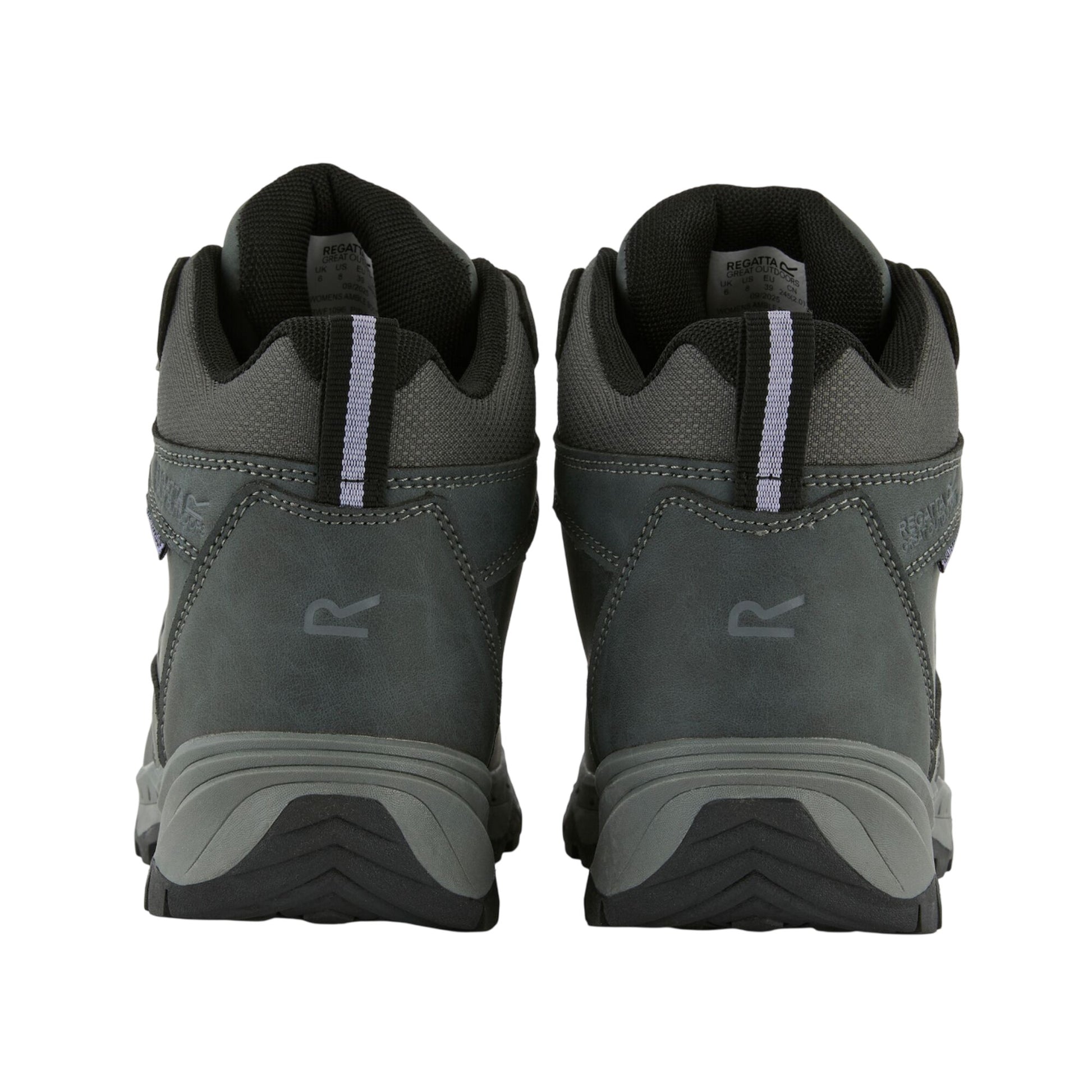 Briar-Wisteria - Back - Regatta Womens-Ladies Amble Waterproof Walking Boots