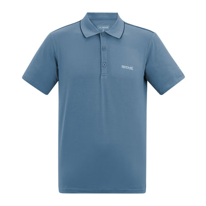 China Blue - Front - Regatta Mens Maverik Stretch Polo Shirt