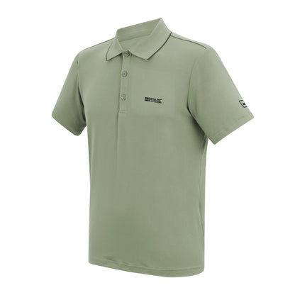Light Sage - Side - Regatta Mens Maverik Stretch Polo Shirt