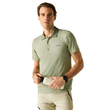 Light Sage - Lifestyle - Regatta Mens Maverik Stretch Polo Shirt