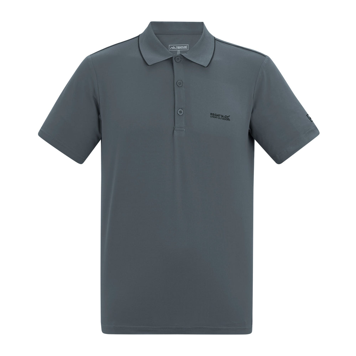 Dark Storm - Front - Regatta Mens Maverik Stretch Polo Shirt