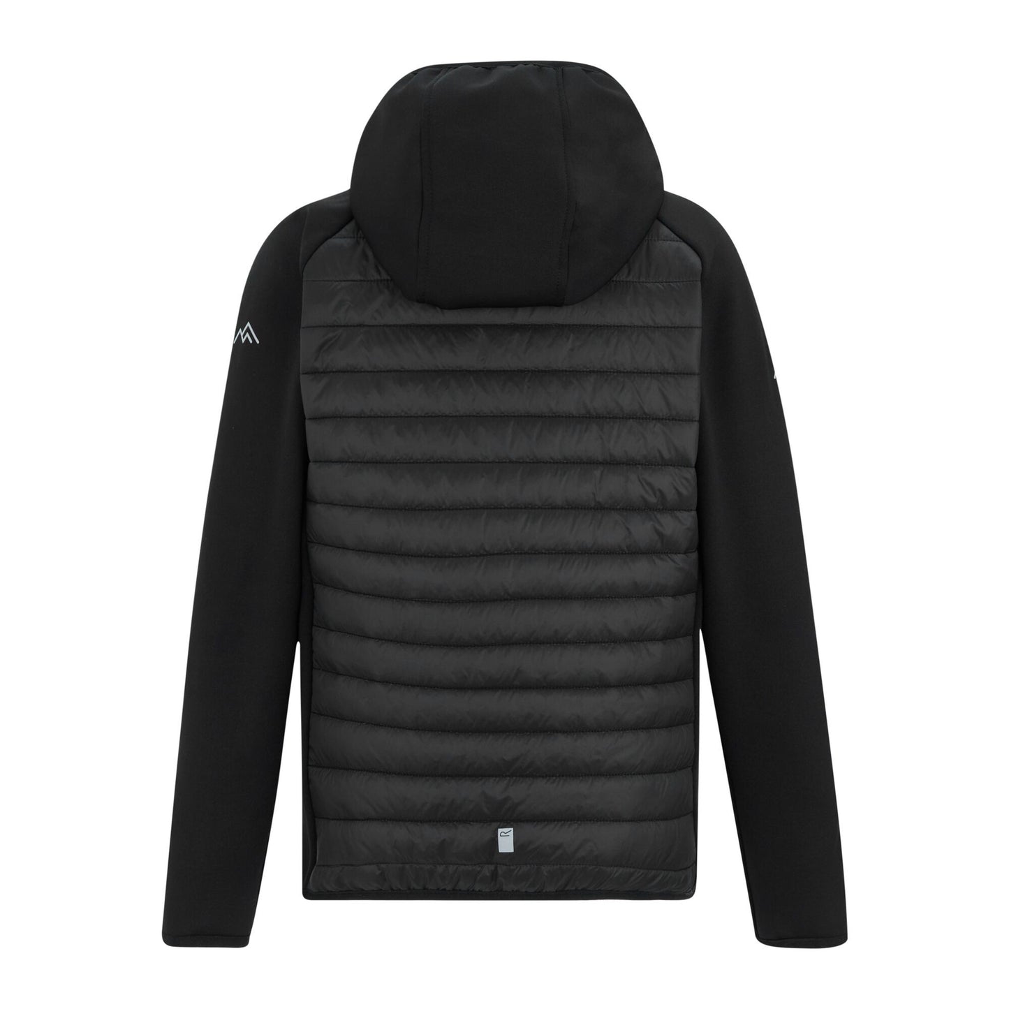 Black-Seal Grey - Back - Regatta Childrens-Kids Andreson Hybrid Padded Jacket