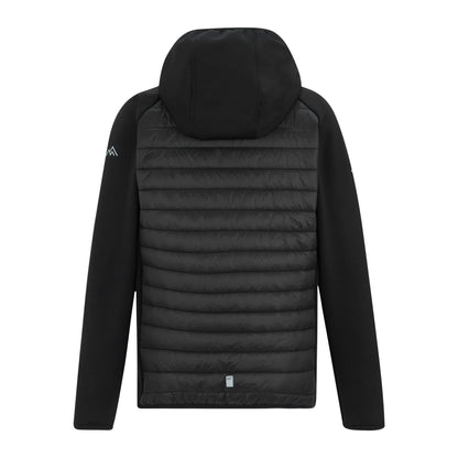Black-Seal Grey - Back - Regatta Childrens-Kids Andreson Hybrid Padded Jacket