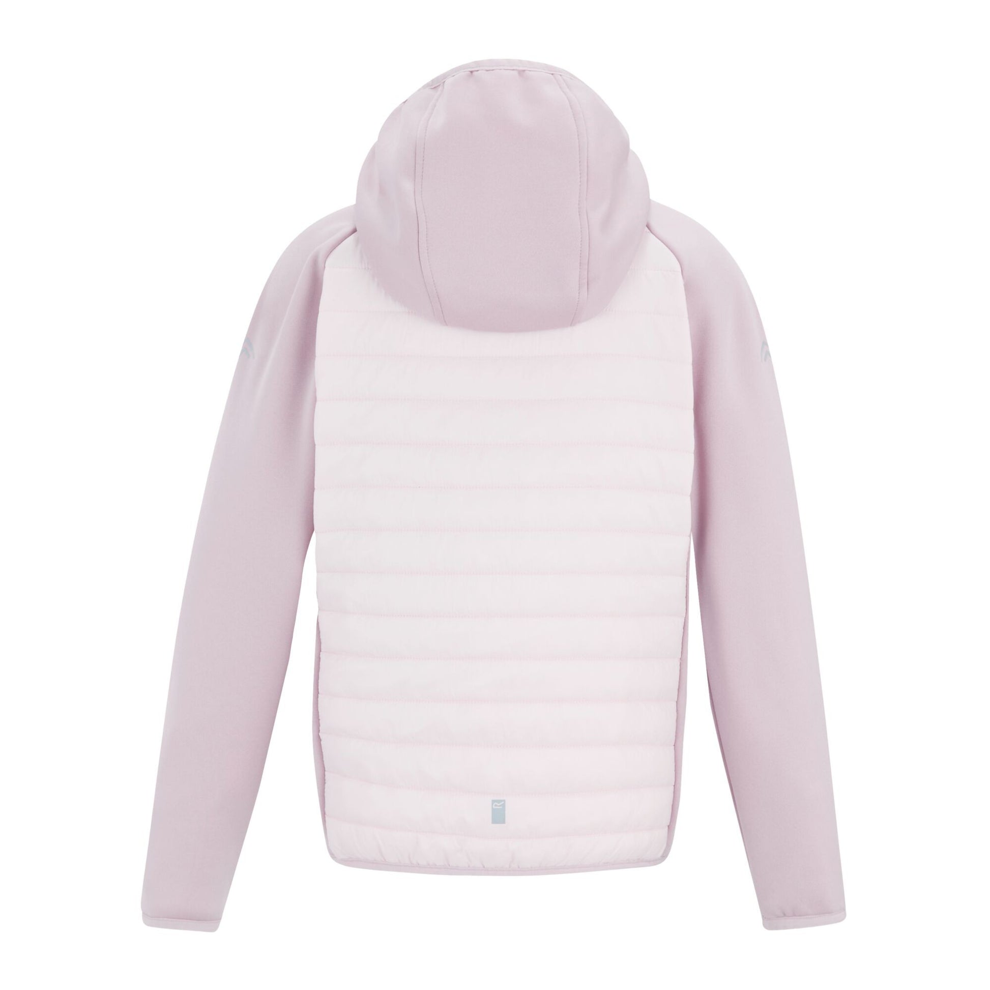 Powder Lilac-Pink Haze - Back - Regatta Childrens-Kids Andreson Hybrid Padded Jacket