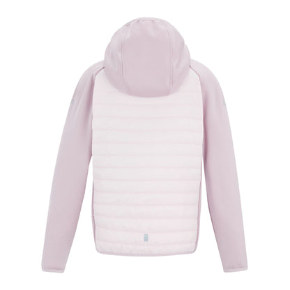 Powder Lilac-Pink Haze - Back - Regatta Childrens-Kids Andreson Hybrid Padded Jacket