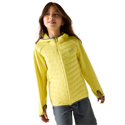 Canary Yellow - Front - Regatta Childrens-Kids Andreson Hybrid Padded Jacket