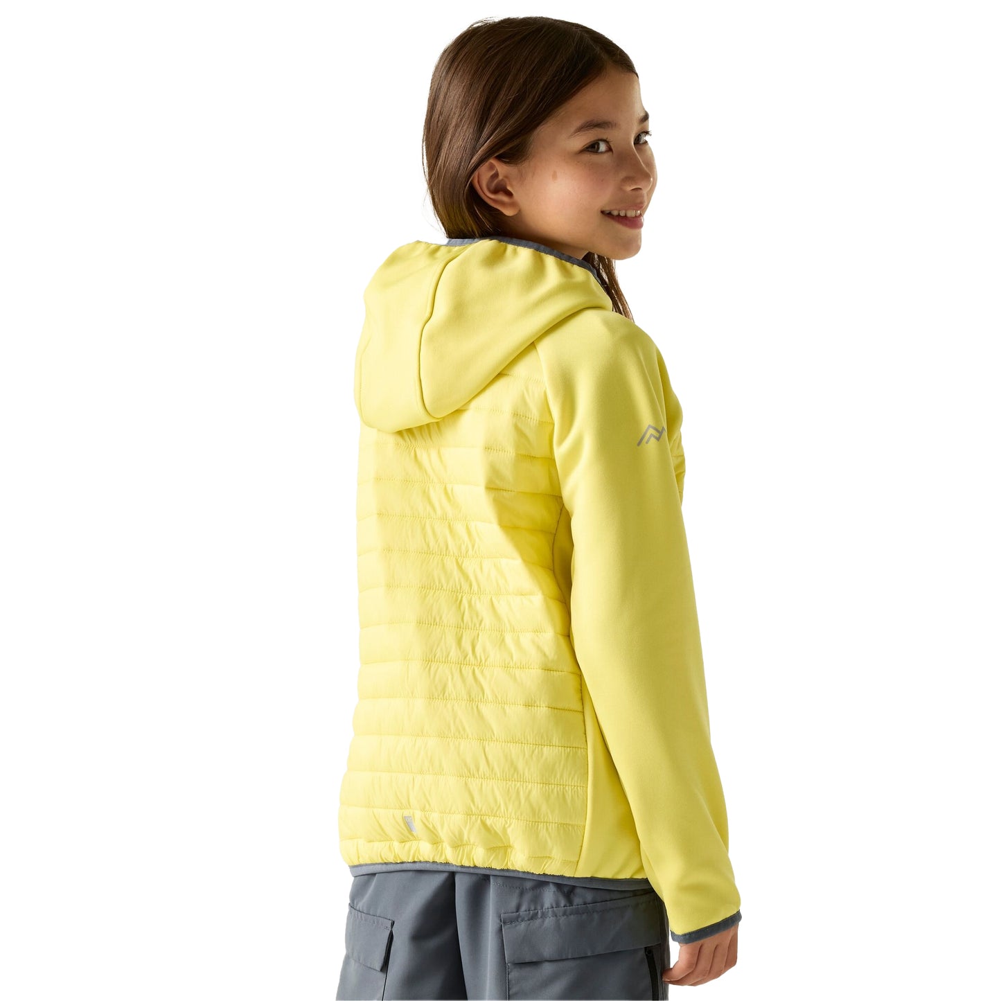 Canary Yellow - Back - Regatta Childrens-Kids Andreson Hybrid Padded Jacket