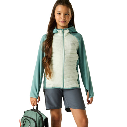 Ivy Moss-Ocean Mist - Lifestyle - Regatta Childrens-Kids Andreson Hybrid Padded Jacket