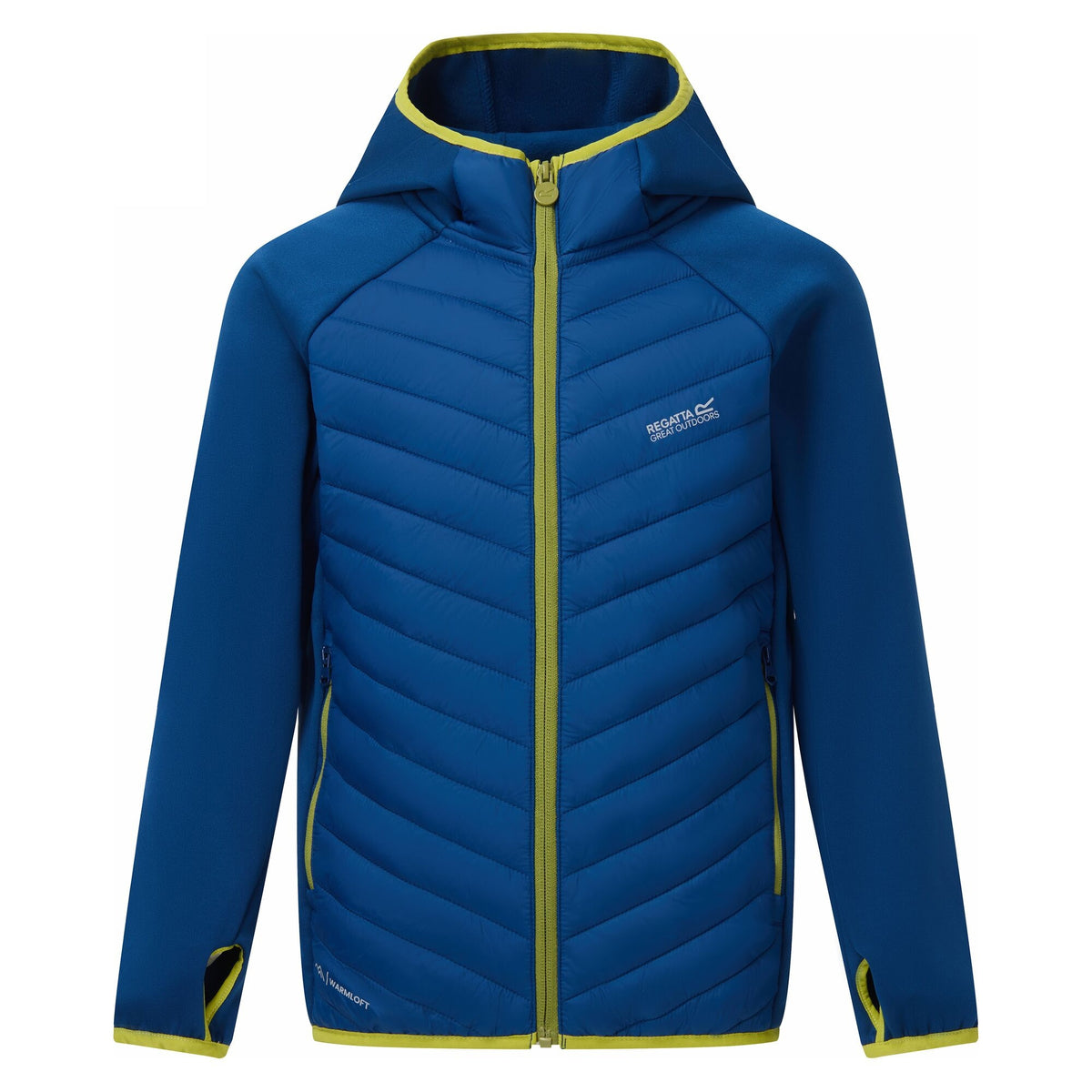 Aviator Blue - Front - Regatta Childrens-Kids Andreson Hybrid Padded Jacket