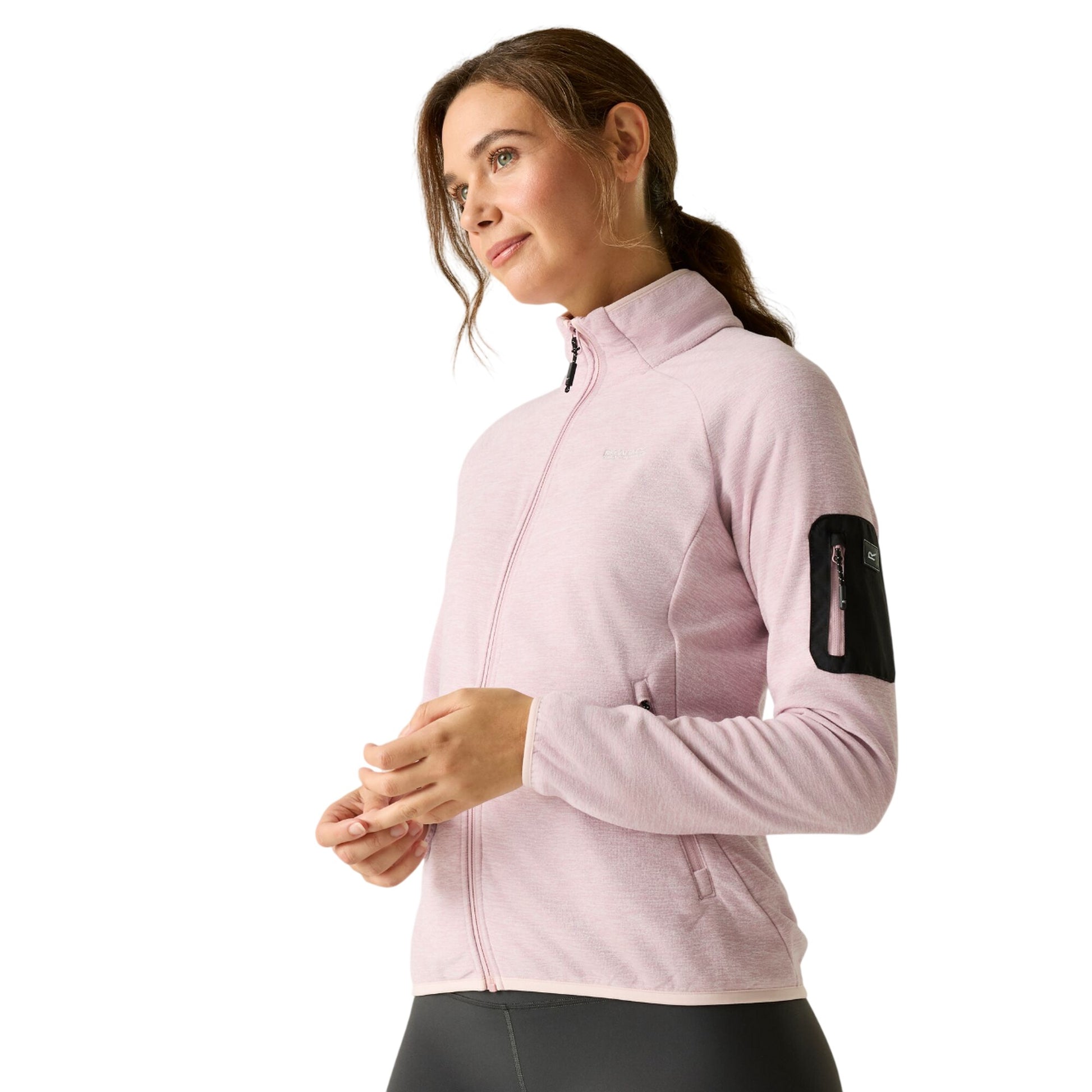 Powder Lilac - Lifestyle - Regatta Womens-Ladies Rivendell Full Zip Fleece Jacket