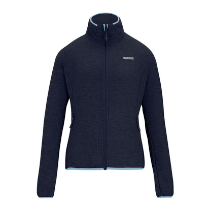 Navy Blue - Front - Regatta Womens-Ladies Rivendell Full Zip Fleece Jacket