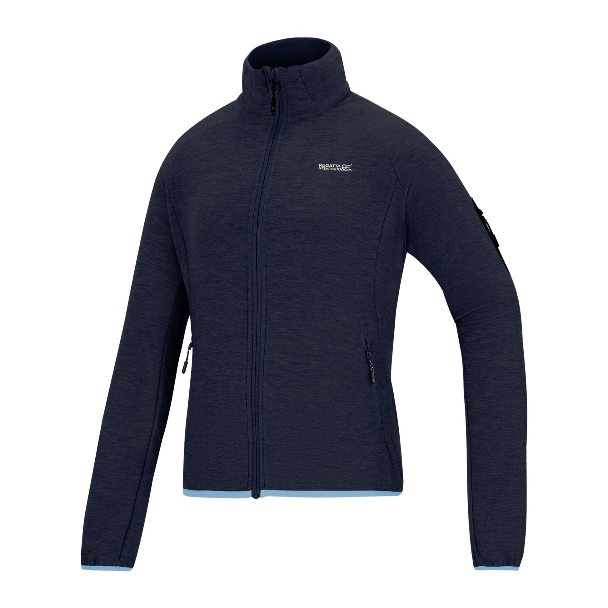 Navy Blue - Side - Regatta Womens-Ladies Rivendell Full Zip Fleece Jacket