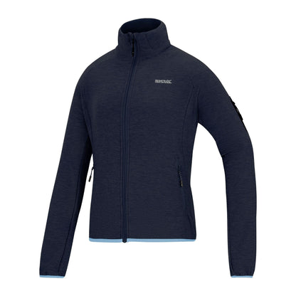Navy Blue - Side - Regatta Womens-Ladies Rivendell Full Zip Fleece Jacket
