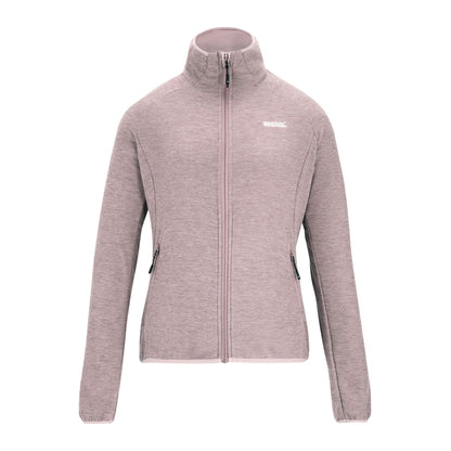 Powder Lilac - Front - Regatta Womens-Ladies Rivendell Full Zip Fleece Jacket