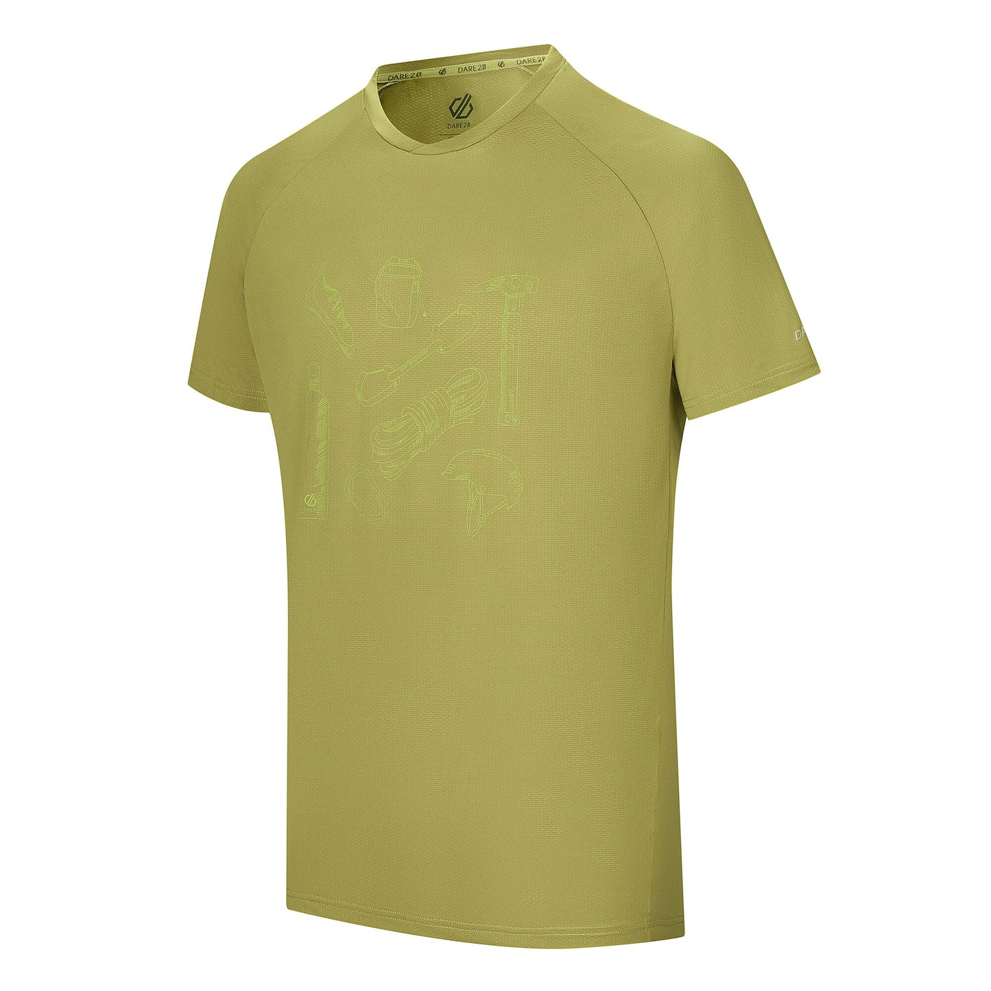 Golden Cypress - Side - Dare 2B Mens Tech II Graphic Print T-Shirt