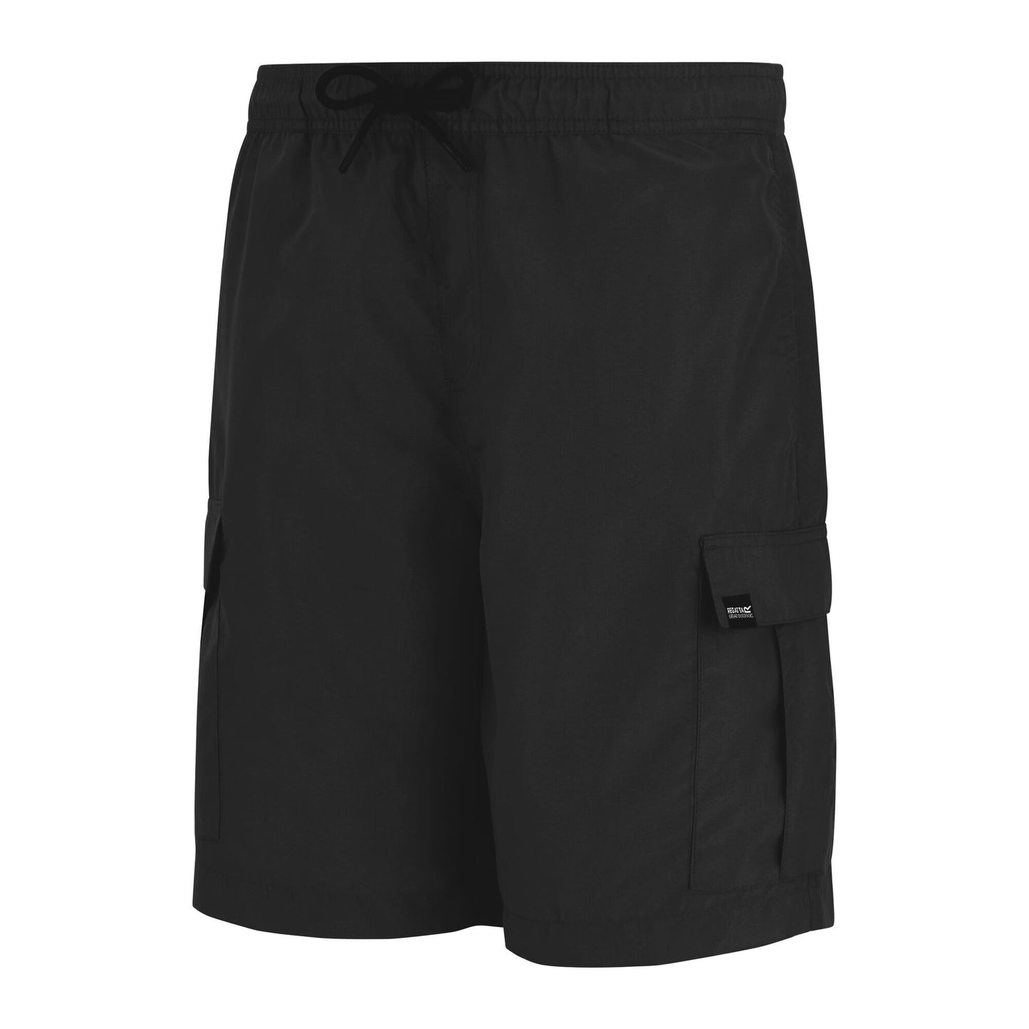 Black - Side - Regatta Mens Blanmont Swim Shorts