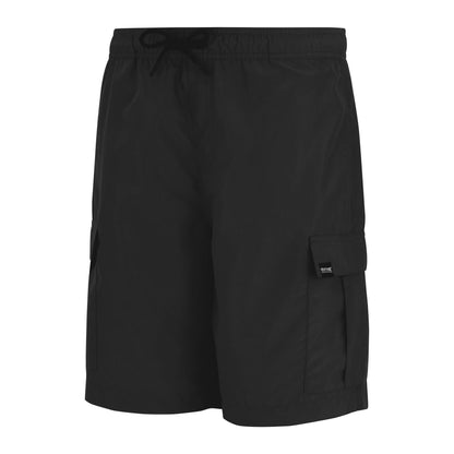 Black - Side - Regatta Mens Blanmont Swim Shorts