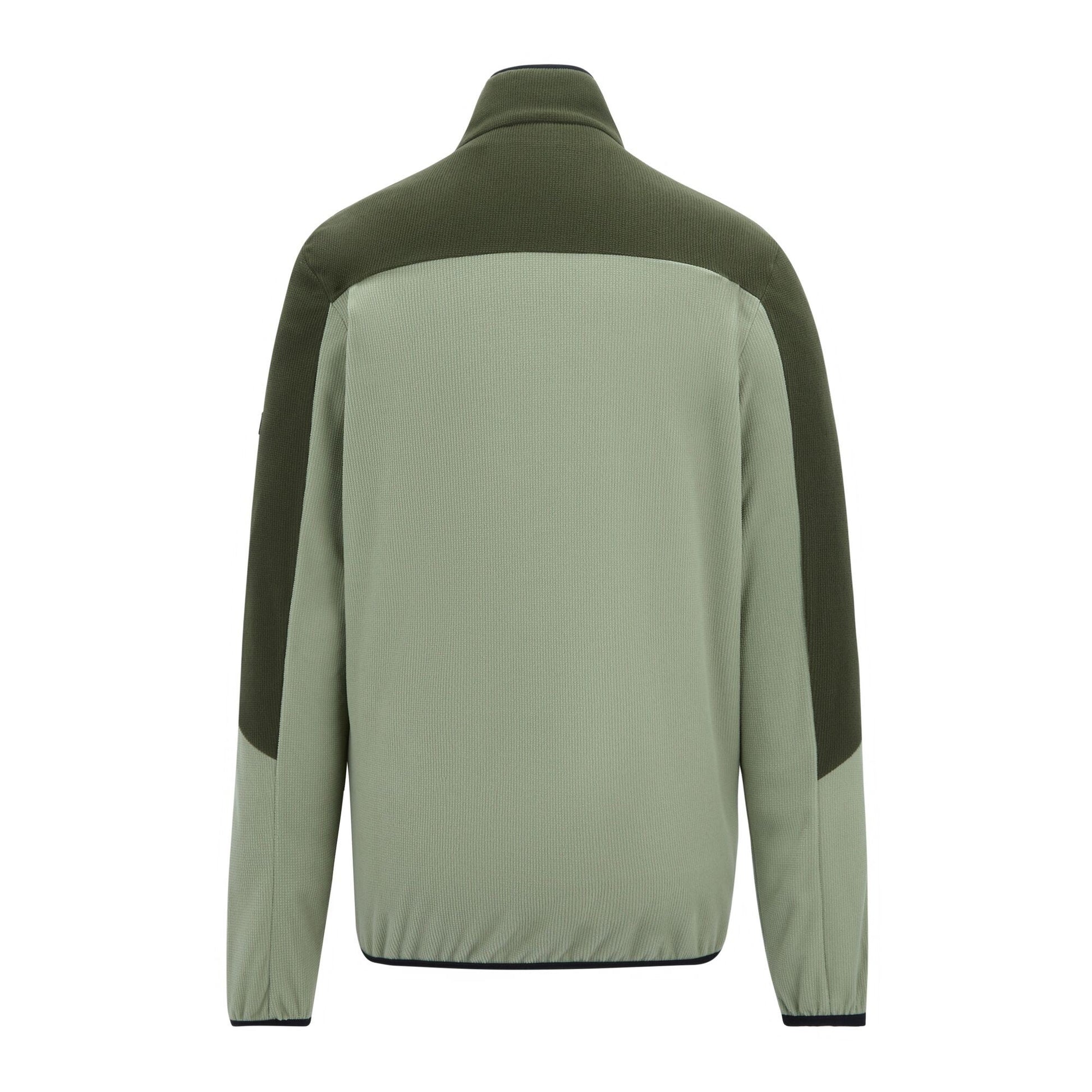 Light Sage-Dark Khaki - Back - Regatta Mens Freesdale Fleece Jacket