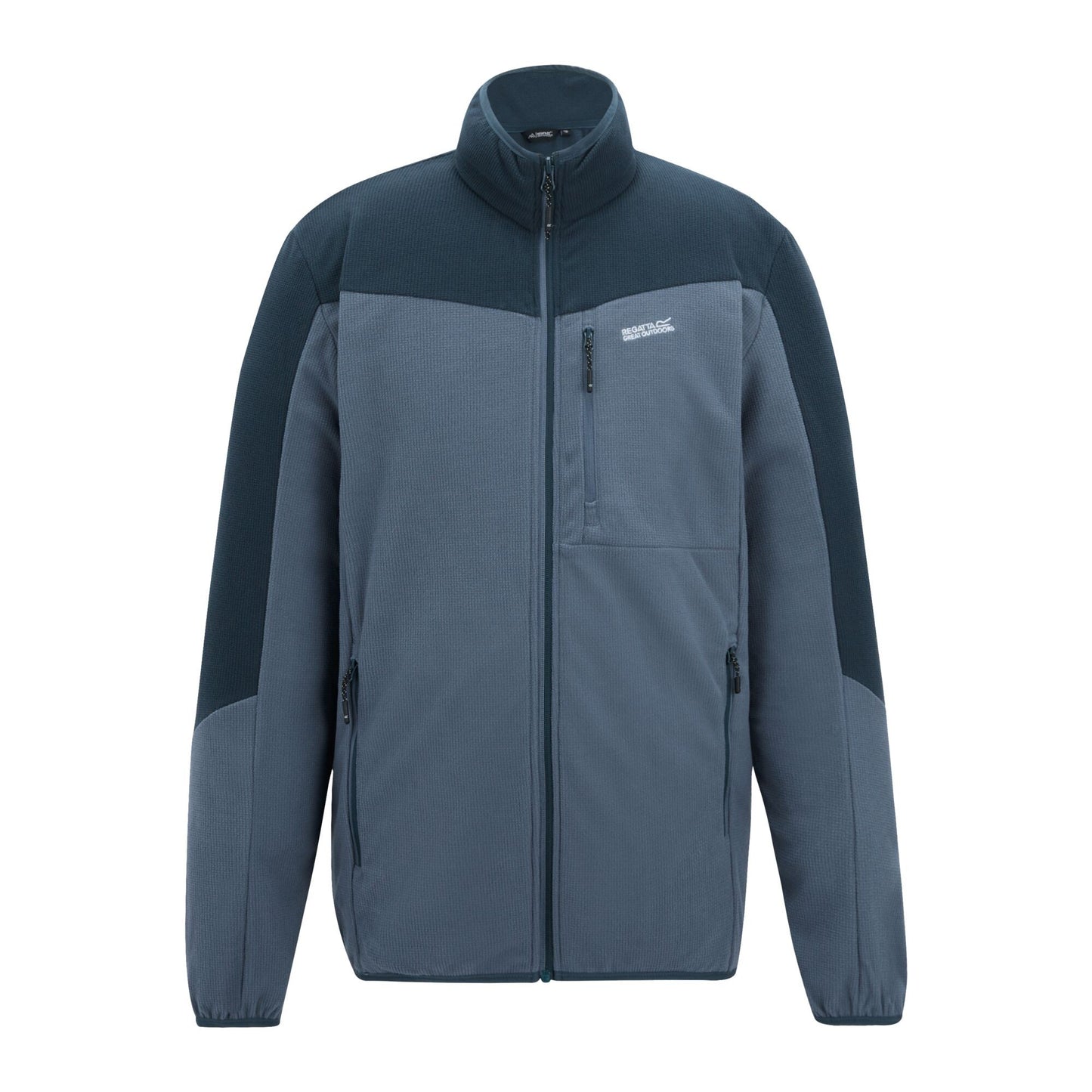 China Blue-Night Sky - Front - Regatta Mens Freesdale Fleece Jacket