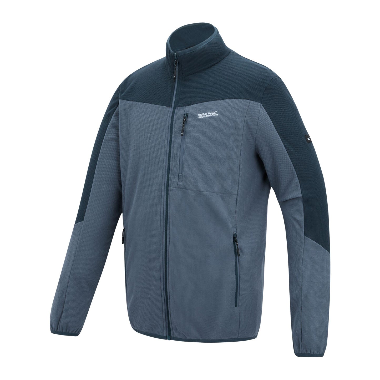 China Blue-Night Sky - Side - Regatta Mens Freesdale Fleece Jacket