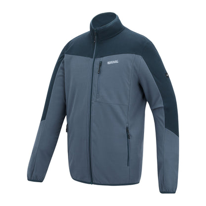 China Blue-Night Sky - Side - Regatta Mens Freesdale Fleece Jacket