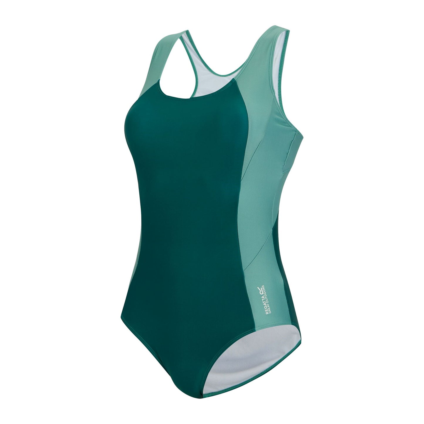 Ivy Moss - Side - Regatta Womens-Ladies Active One Piece Swimsuit