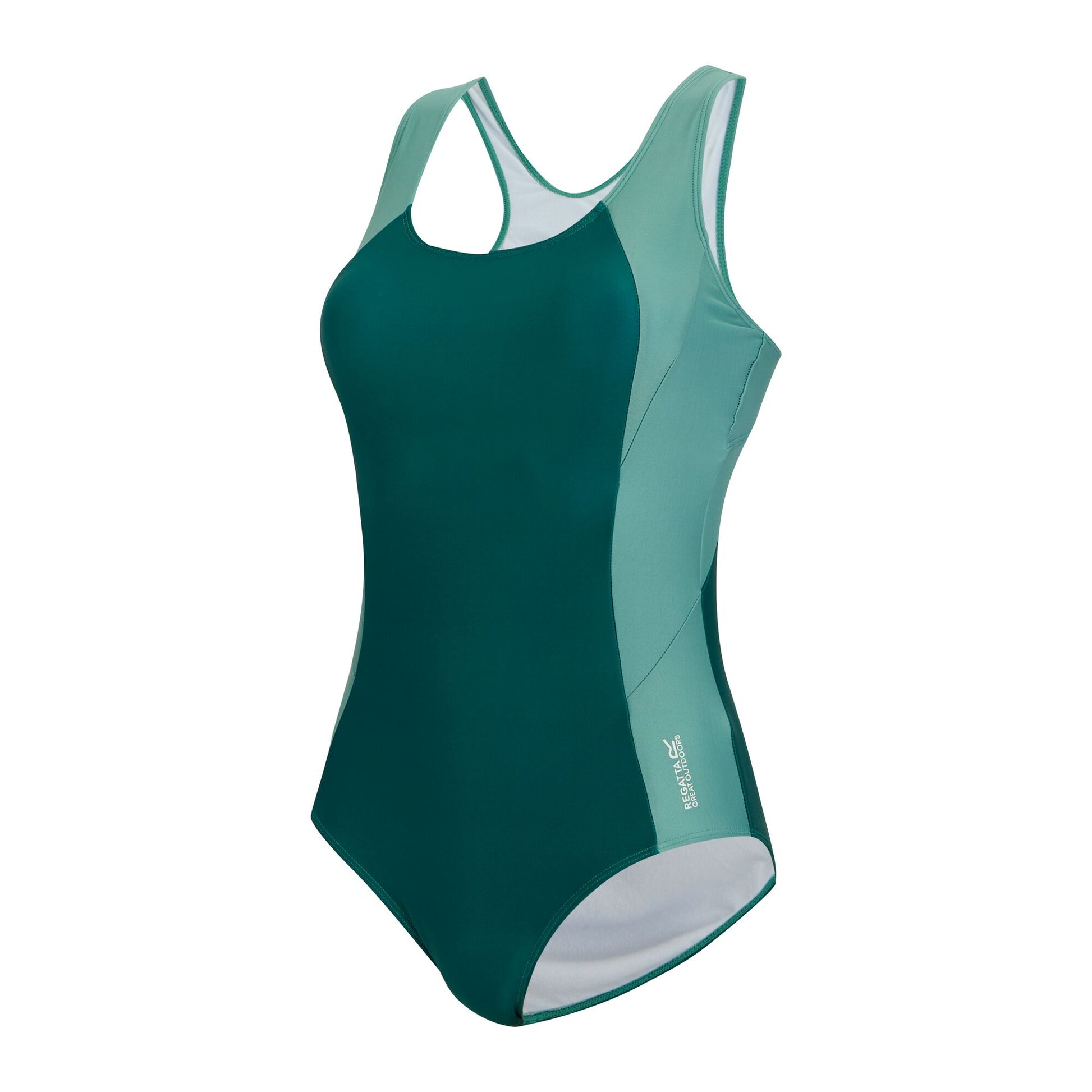 Ivy Moss - Side - Regatta Womens-Ladies Active One Piece Swimsuit