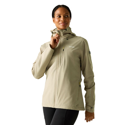 Parchment - Lifestyle - Regatta Womens-Ladies Oklarna Waterproof Jacket