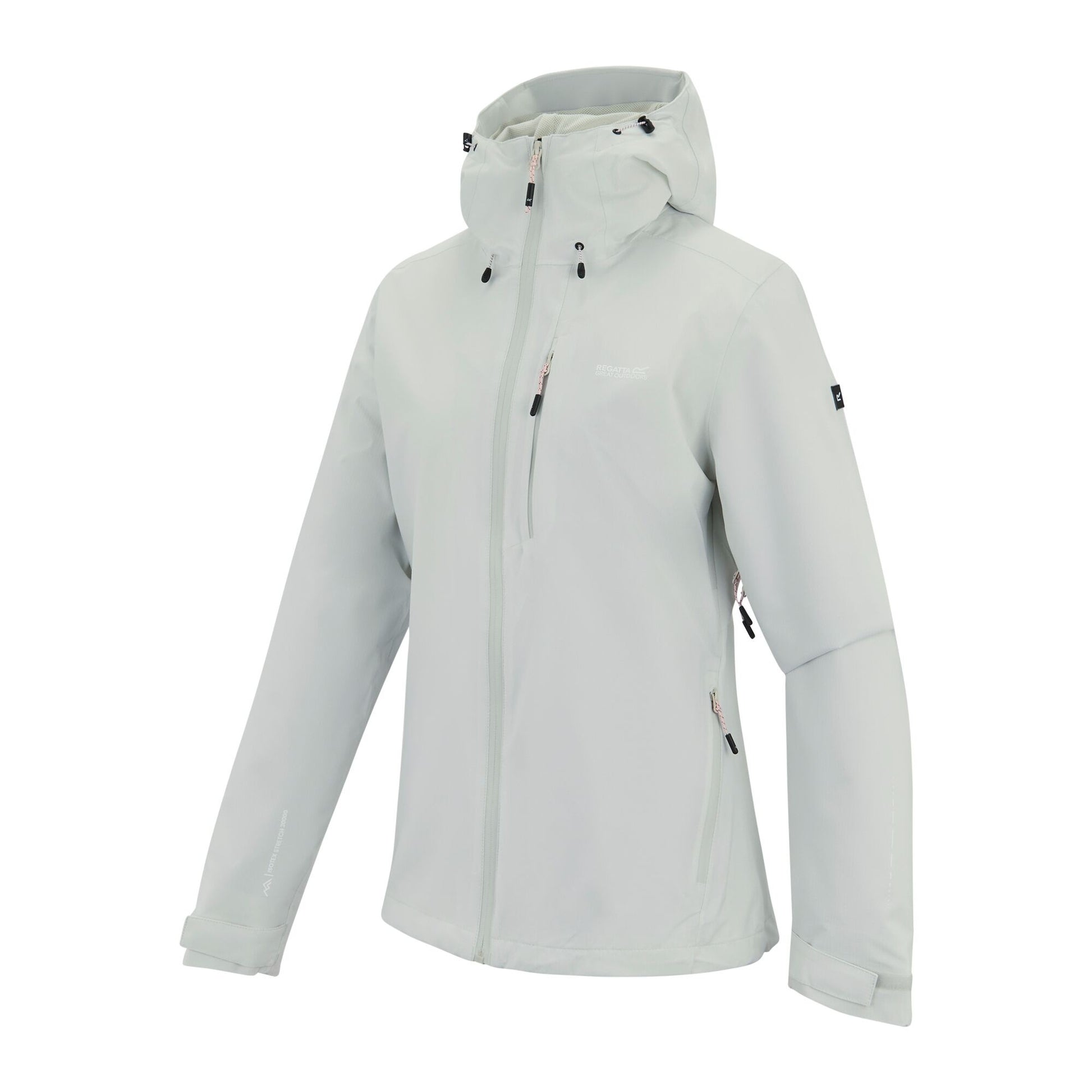 Gray Dawn - Side - Regatta Womens-Ladies Oklarna Waterproof Jacket