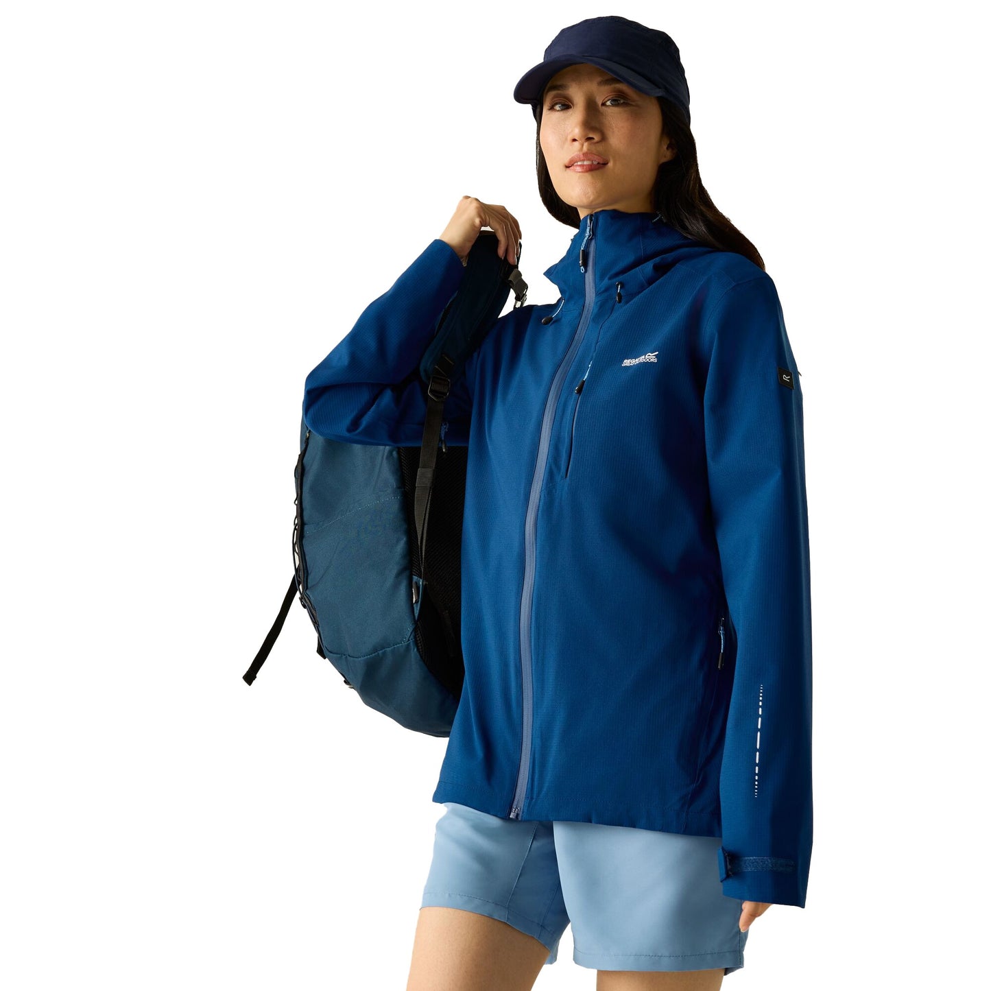 Aviator Blue - Lifestyle - Regatta Womens-Ladies Oklarna Waterproof Jacket