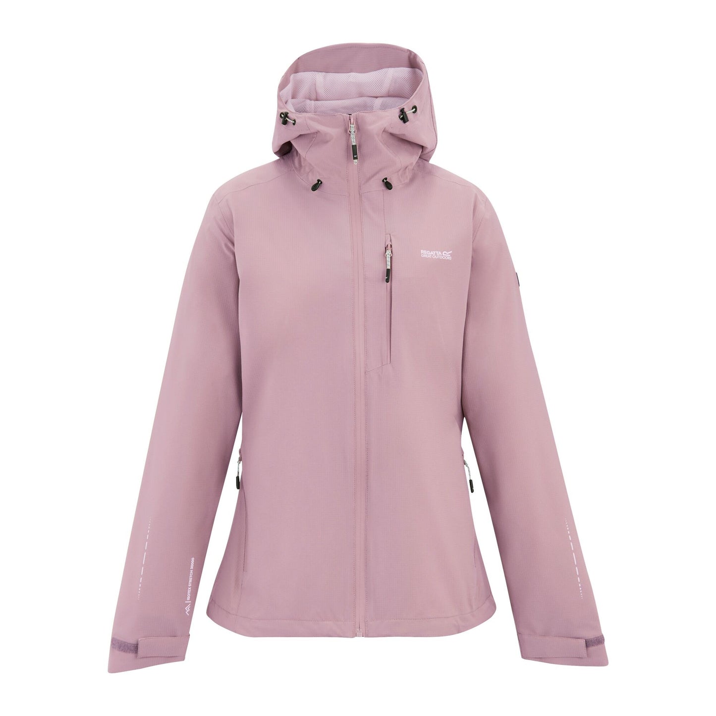 Powder Lilac - Front - Regatta Womens-Ladies Oklarna Waterproof Jacket