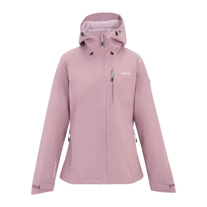 Powder Lilac - Front - Regatta Womens-Ladies Oklarna Waterproof Jacket