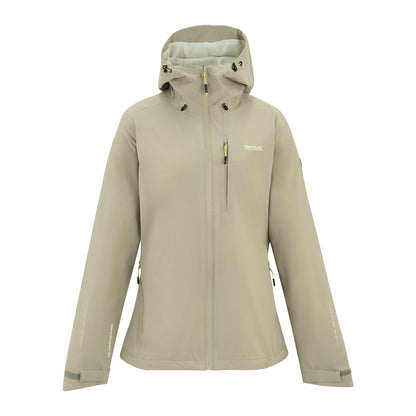 Parchment - Front - Regatta Womens-Ladies Oklarna Waterproof Jacket