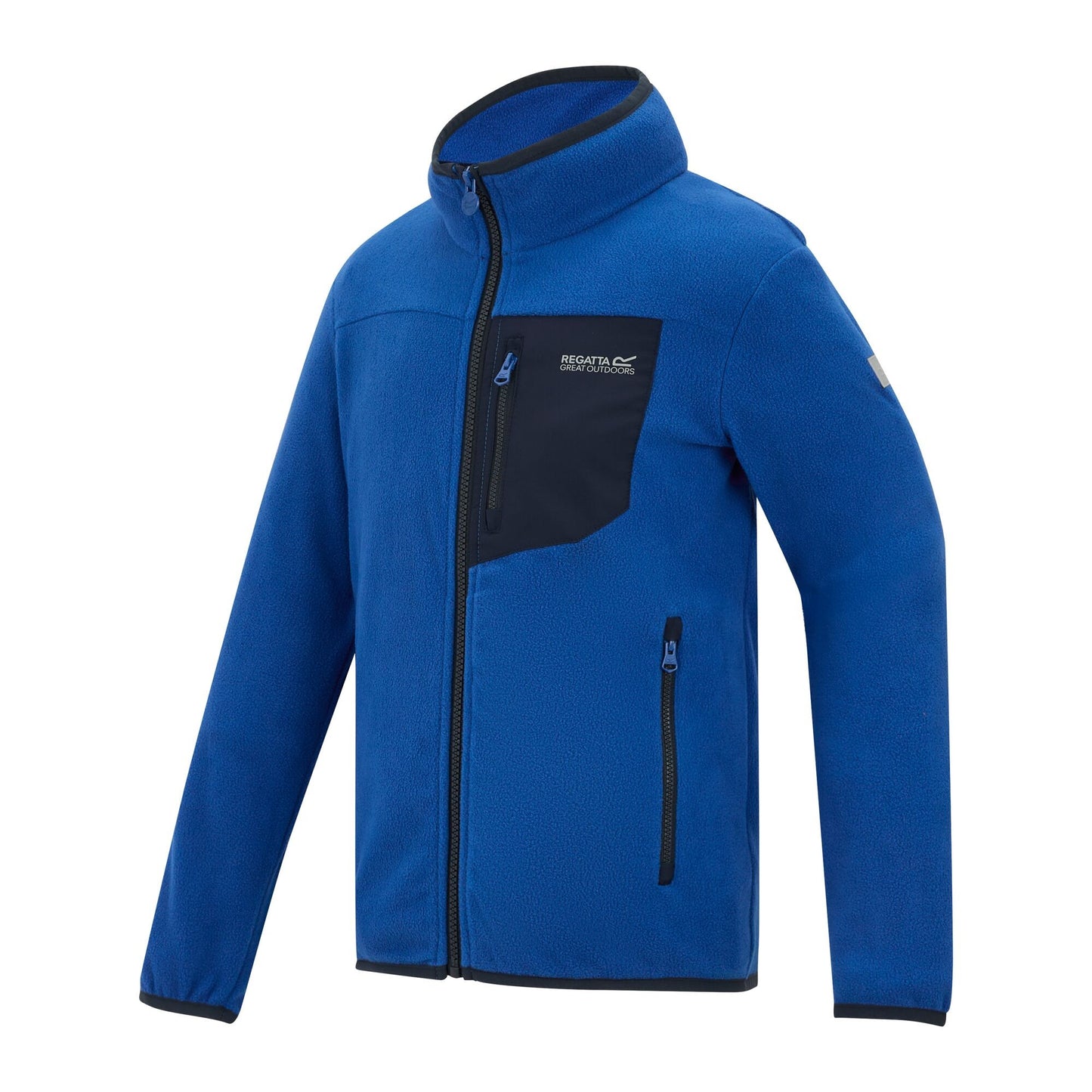 Olympian Blue - Side - Regatta Childrens-Kids Frankie Full Zip Fleece Jacket