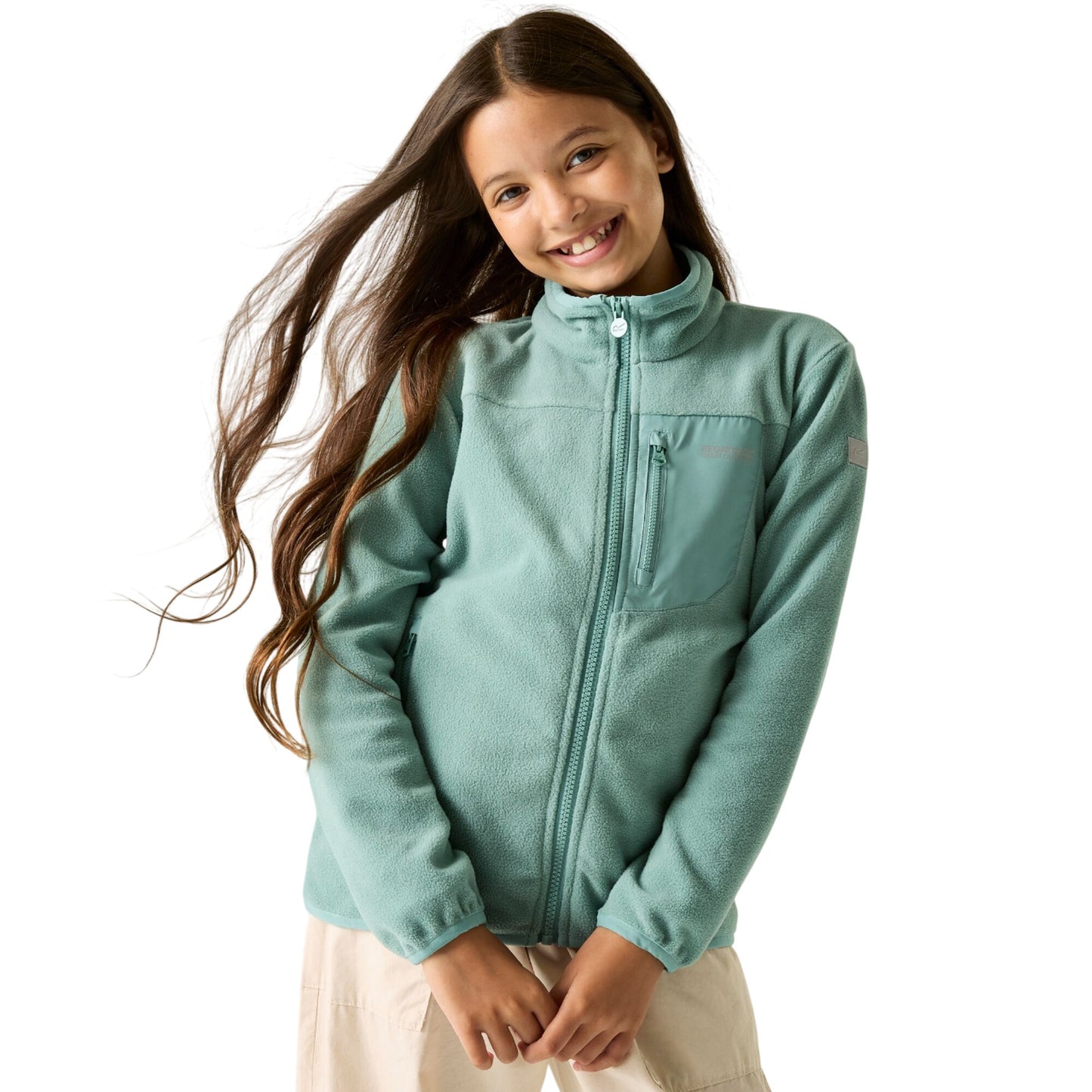 Ivy Moss - Lifestyle - Regatta Childrens-Kids Frankie Full Zip Fleece Jacket