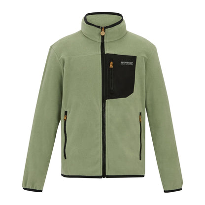 Sage Green - Front - Regatta Childrens-Kids Frankie Full Zip Fleece Jacket