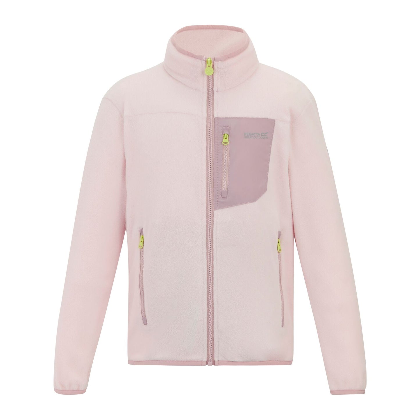 Pink Haze - Front - Regatta Childrens-Kids Frankie Full Zip Fleece Jacket