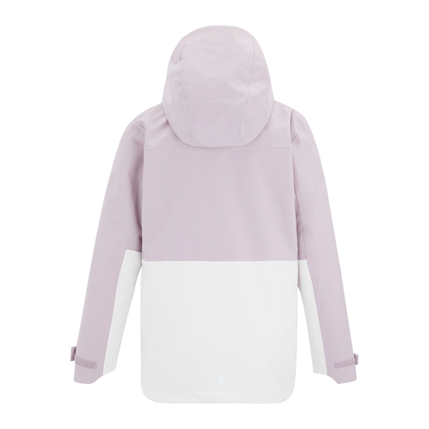Powder Lilac-Pink Haze - Back - Regatta Childrens-Kids Highton Monochrome Waterproof Jacket